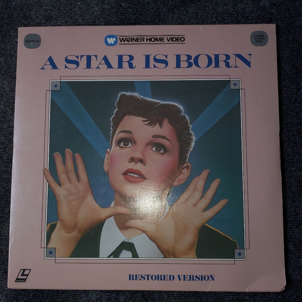 A Star Is Born 2 Laserdiscs 1954 Judy Garland James/Mason film (produced 1983)‎